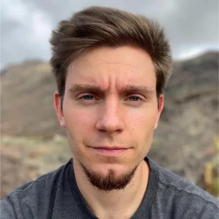 Roman Batsenko, photographed at the crag